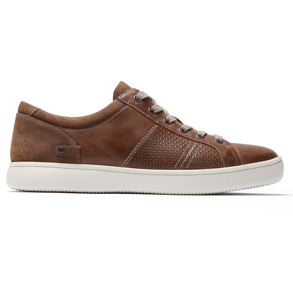 Rockport Colle Tie - Mens Sneakers - Brown - NZ (AKP-835746)